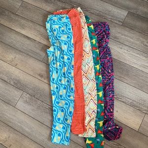 Lot of 5 lularoe tall and curvy leggings